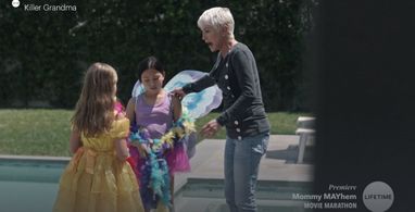 Meilee Condron, Vilet Hicks and Nana Visitor in Killer Grandma