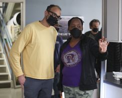 MORENIKE JOELA EVANS (DIRECTOR) with DP Byron Shah Episode: #1916 