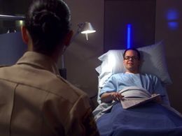 Neil Grayston and Erica Cerra in Eureka (2006)