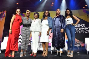 Queen Latifah, Mary J. Blige, Maxine Waters, Remy Ma, and Angela Rye