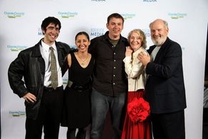 Everette Scott Ortiz alongside the principal cast, Nikki Boyer, Frederic Doss, K Callan and Wayne Grace. For the Los Ang