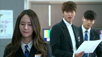 Lee Min-Ho and Krystal Jung in Heirs (2013)