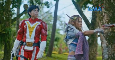Miguel Tanfelix and Liezel Lopez in Voltes V: Legacy (2023)