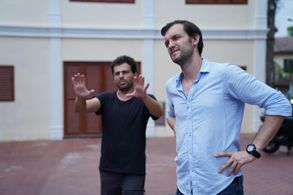 On the set of The Handover with DP Antonio Sanmarful