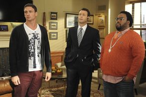 Tyler Evans, Ryan Lochte, and Jacob Ming-Trent in 30 Rock (2006)