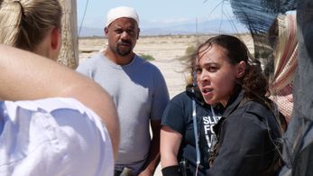 C.j. Scott and Jasmine Williams in Scorched Sea (2020)