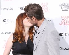 Alyson Hannigan and Alexis Denisof at an event for Much Ado About Nothing (2012)