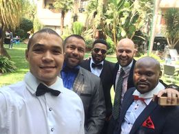 on set for the amazing movie 