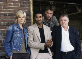 Marco Girnth, Melanie Marschke, Tyron Ricketts, and Andreas Schmidt-Schaller in Leipzig Homicide (2001)