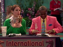 Phill Lewis and Erin Cardillo in The Suite Life on Deck (2008)