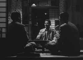 Chishû Ryû, Shin Saburi, and Kôji Tsuruta in The Flavor of Green Tea Over Rice (1952)