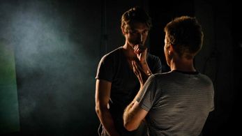Tom Stokes and Director Stephen McCullum in 'Hunger'