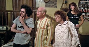 John Fiedler, Ceil Gabot, Deborah Richter, and Alan Solomon in Midnight Madness (1980)
