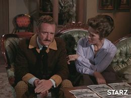 Diane Brewster and Hedley Mattingly in Death Valley Days (1952)