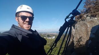 Abseiling in Dalkey
