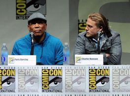 Paris Barclay and Charlie Hunnam at an event for Sons of Anarchy (2008)