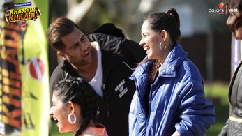 Rajiv Adatia, Jannat Zubair Rahmani, and Kanika Mann in Fear Factor: Khatron Ke Khiladi: Jannat-Rajeev's icy showdown! (