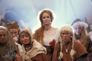 Samantha Bond and Tilly Vosburgh in Erik the Viking (1989)