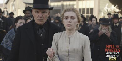 Matt Cooke and Kasha Kropinski in Hell on Wheels (2011)