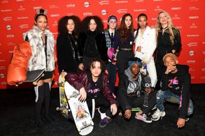 Crystal Moselle, Jaden Smith, Rachelle Vinberg, Nina Moran, Dede Lovelace, Ajani Russell, Brenn Lorenzo, and Kabrina Ada