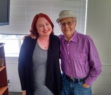 Claudia Lamb and Norman Lear