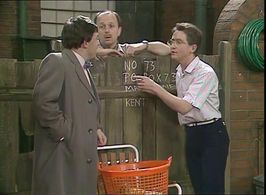 Richard Addison, Patrick Doyle, and Nick Wilton in No 73 (1982)