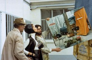 Jacques Tati and Maria Kimberly in Trafic (1971)