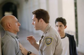 Ben Kingsley, Ron Eldard, and Jonathan Ahdout in House of Sand and Fog (2003)