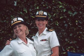 Karri Turner & Dana Sparks JAG Behind The Scenes