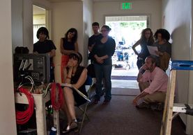 Directing on the set of FLY AWAY