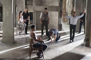 Gabrielle Anwar, Jeffrey Donovan, Stephen Martines, and Christian Ochoa Lavernia in Burn Notice (2007)