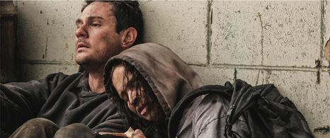 Tom Pecinka and Ruby Modine in The Survivalist (2021)