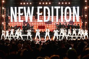 Ricky Bell, Bobby Brown, Ronnie DeVoe, Michael Bivins, Ralph E. Tresvant, and Johnny Gill