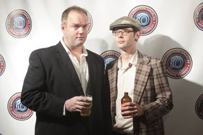 2015 Del Close awards at iO West. Jeremy Briggs and Ben Parks