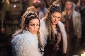 Caity Lotz and Jes Macallan in DC's Legends of Tomorrow (2016)