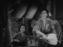 Shôtarô Hanayagi and Kakuko Mori in The Story of the Last Chrysanthemum (1939)