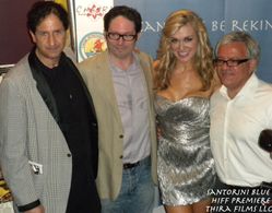 The Hoboken International Film Festival 2010 Premiere of Santorini Blue - (from left to right)-Claudio Laniado, Matthew 