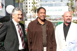 Dave Winfield and Rollie Fingers at an event for Million Dollar Arm (2014)
