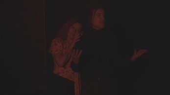 Rohan Quine and Heather Cairns in Doctor Theatre (2020)