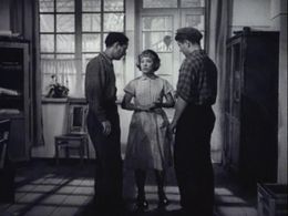 Yuri Belov, Aleksey Kozhevnikov, and Nadezhda Rumyantseva in Unamenables (1959)