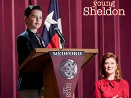 Valerie Mahaffey and Iain Armitage in Young Sheldon (2017)