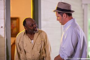 on the set of Jericho with Gregg Daniel