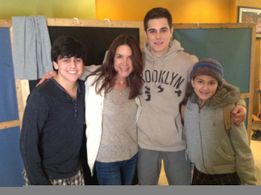 On set of feature film BLOWTORCH with my on set family, Lois Robbins, Jared Abrahamson, and MAtt Gumley. Directed by Kev