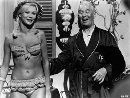 Maurice Chevalier and Margaret Rose Keil in Panic Button (1964)