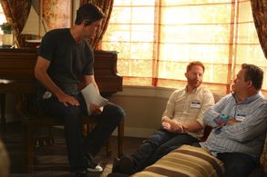 Jesse Tyler Ferguson, Steven Levitan, and Eric Stonestreet in Modern Family (2009)