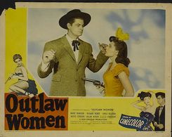 Carla Balenda, Jacqueline Fontaine, Allan Nixon, Richard Rober, and Marie Windsor in Outlaw Women (1952)