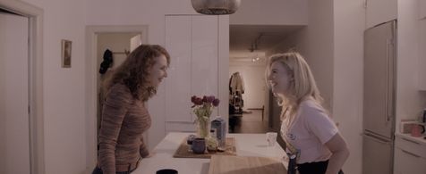 Still-Bettina Bilger and Alison Stover in The Four Walls of Charlotte Moreland