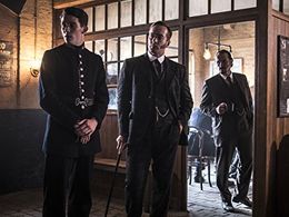 Jerome Flynn, Matthew Macfadyen, and Jonathan Barnwell in Ripper Street (2012)