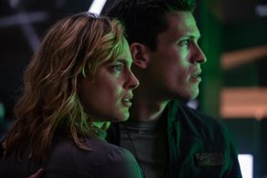 Nora Arnezeder and Wil Coban in Origin (2018)