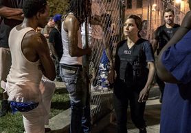 Sophia Bush and Patrick John Flueger in Chicago P.D. (2014)